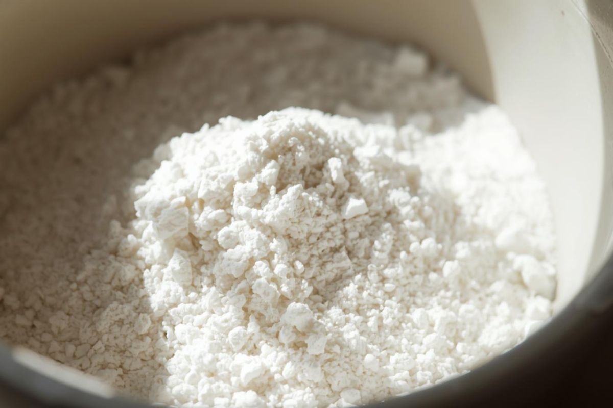 baking soda with powdered sugar